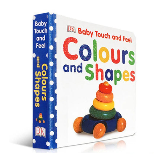 DK Baby Touch and Feel Colours and Shapes Can't Tear Paperboard English Picture Book Learning English Picture Book Kids Gift