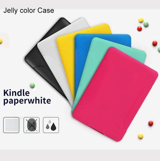 E-book Case For Kindle 8th SY69JL Ebook Kindle 6 E-ink Drop Colourful Paperwhite 6th 7th Cover Oasis2 3th Silicone Shell